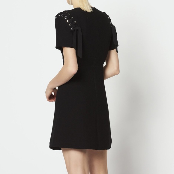 Sandro Lace-up Mini Dress - Picture 2 of 4